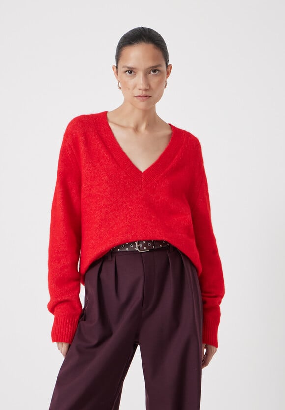 V Neck Knit Jumper