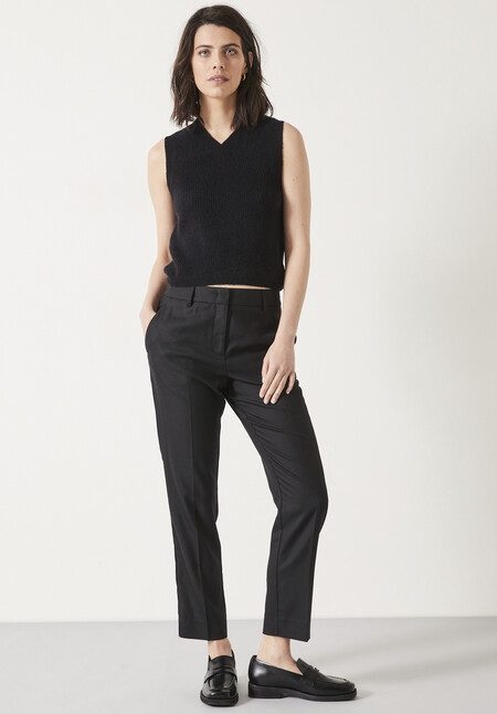 Amanda Cropped Suit Trousers