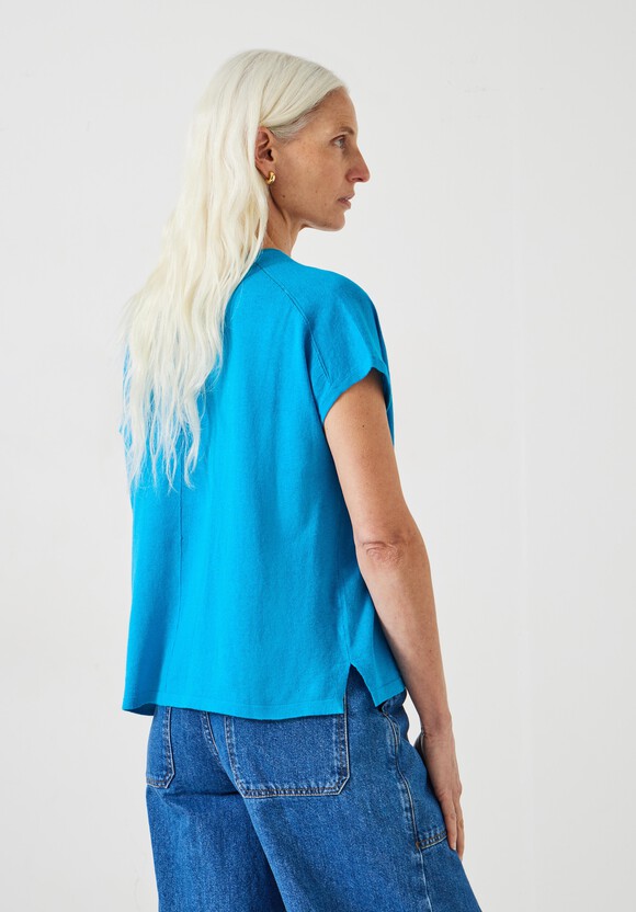Emmerline Linen Blend Knitted Top
