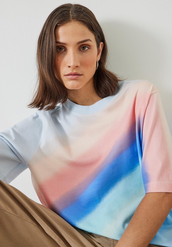 Tullie Relaxed Ombre Stripe T-Shirt