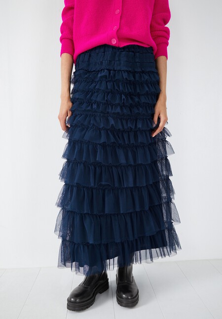 Florence Ruffle Jersey Skirt
