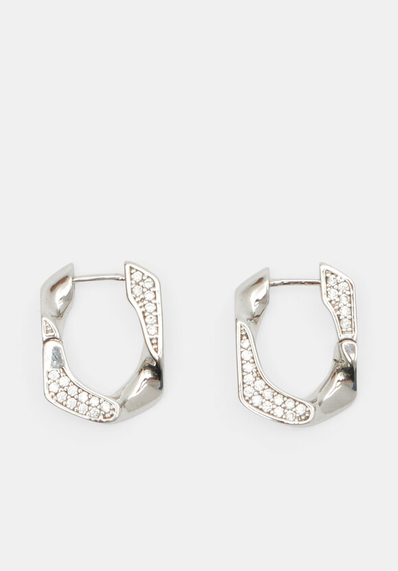 Luv AJ Pave Cuban Link Earring