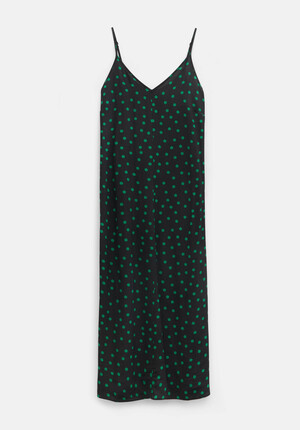 Eloise Polka Dot Maxi Slip Dress