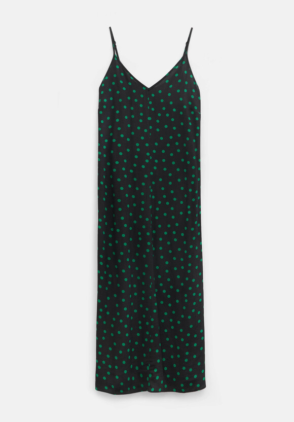 Eloise Polka Dot Maxi Slip Dress