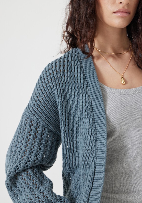 Knitted Edge to Edge Stitch Cardigan