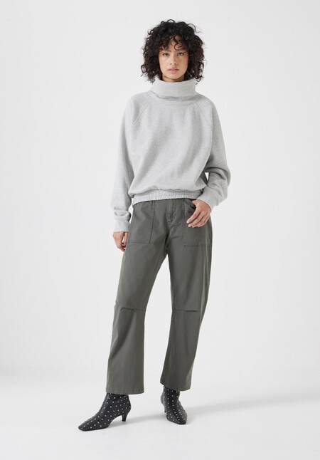 Cowl Neck Sweatshirt
