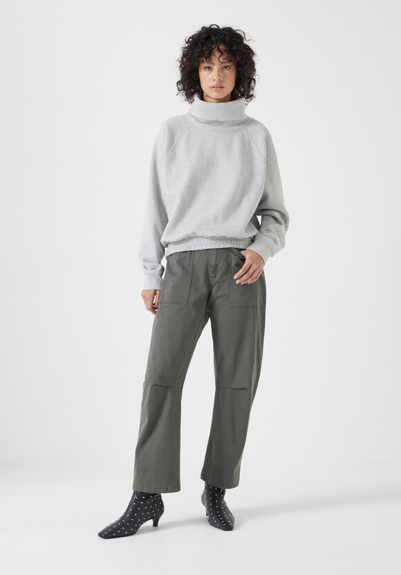 Cowl Neck Sweatshirt