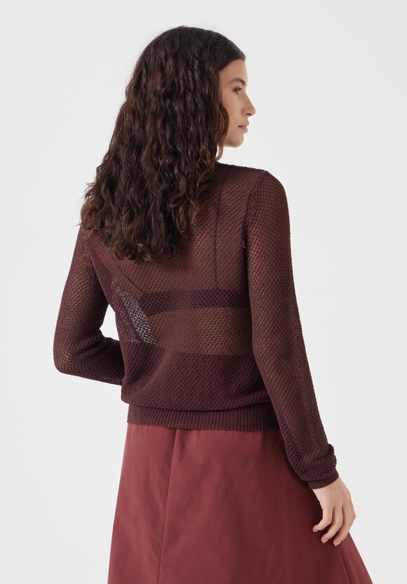 Soft Mesh Knitted Jumper