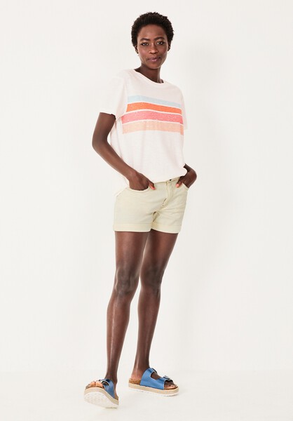 Faded Stripe Relaxed Tee