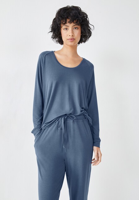 Ayla Scoop Neck Jersey Pyjamas
