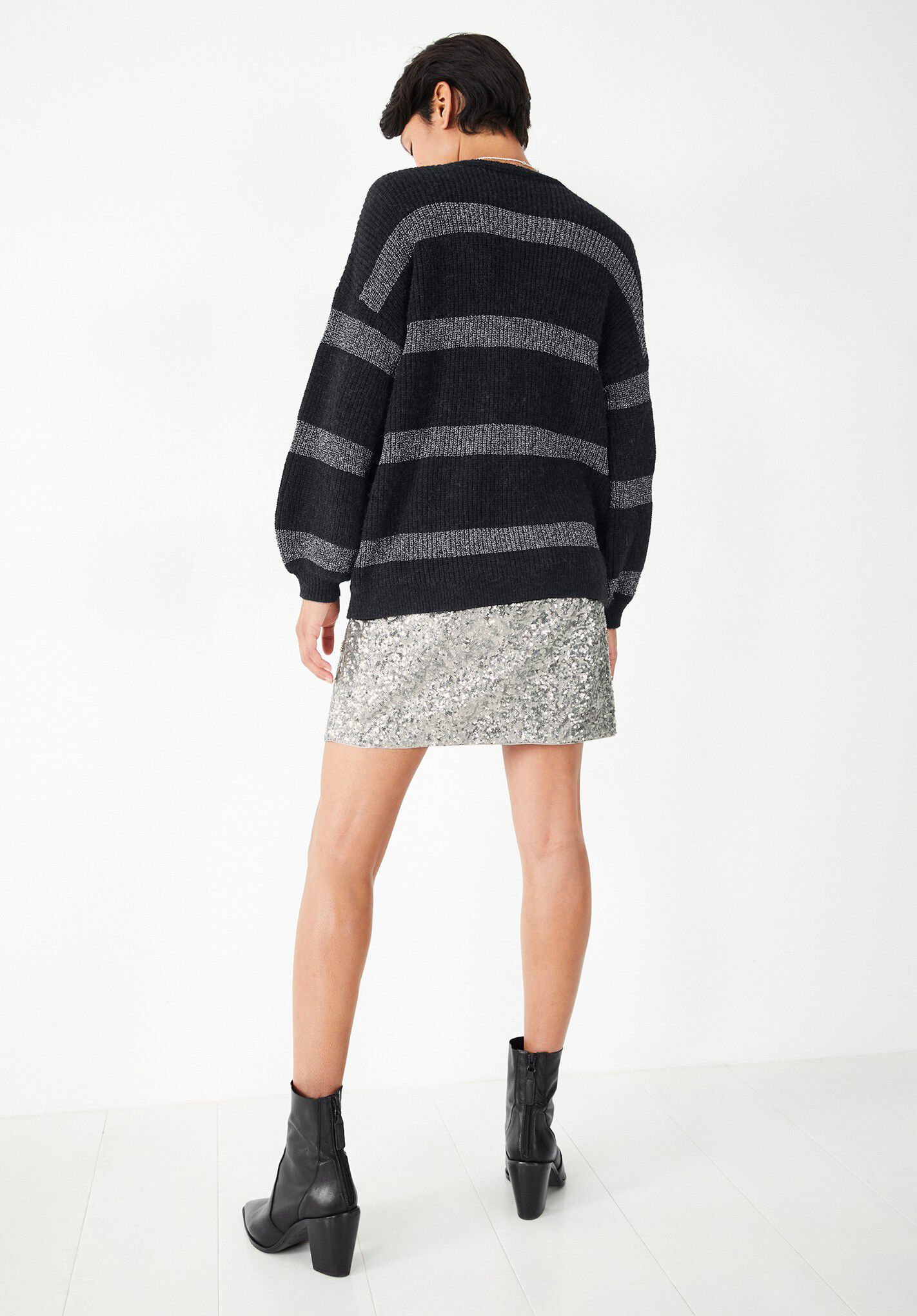 Sequin Mini Skirt