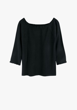 Eriana Ruffle Knit Top