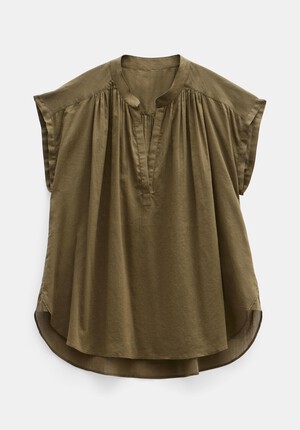 Viola Sleeveless Cotton Shirt
