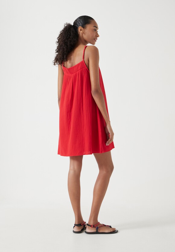 Cali Cotton Gauze Mini Dress