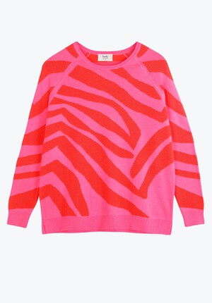Zebra Jacquard Jumper