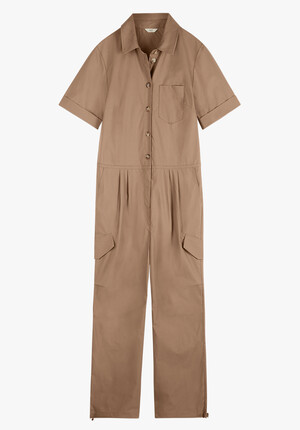 Cargo Short Sleeve Jumpsuit