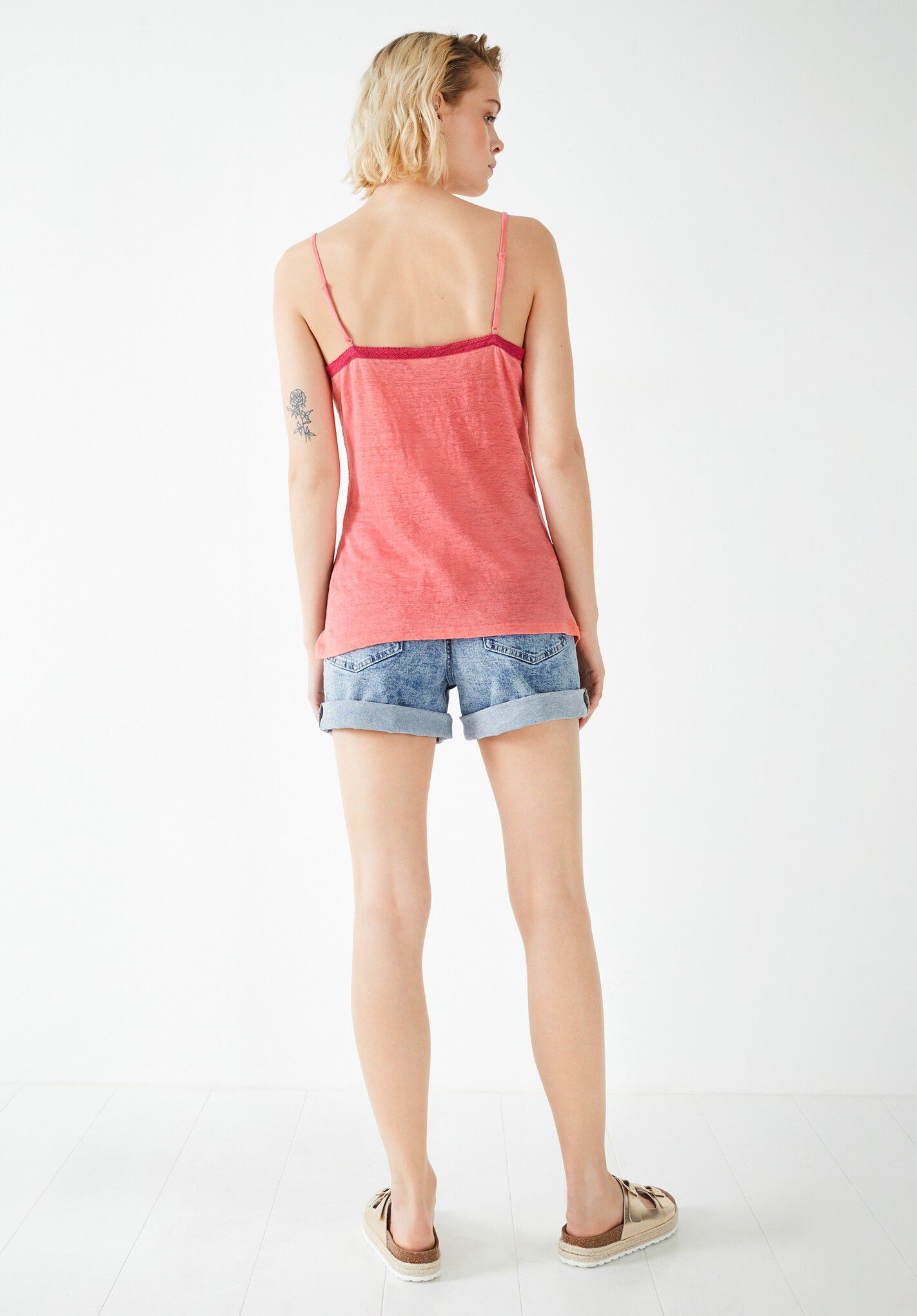 Coral online camisole top