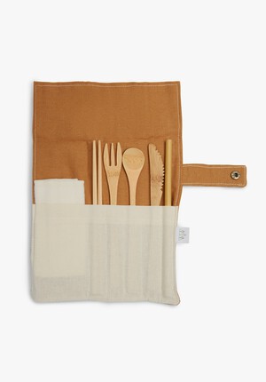 Travel Bamboo Cutlery Set