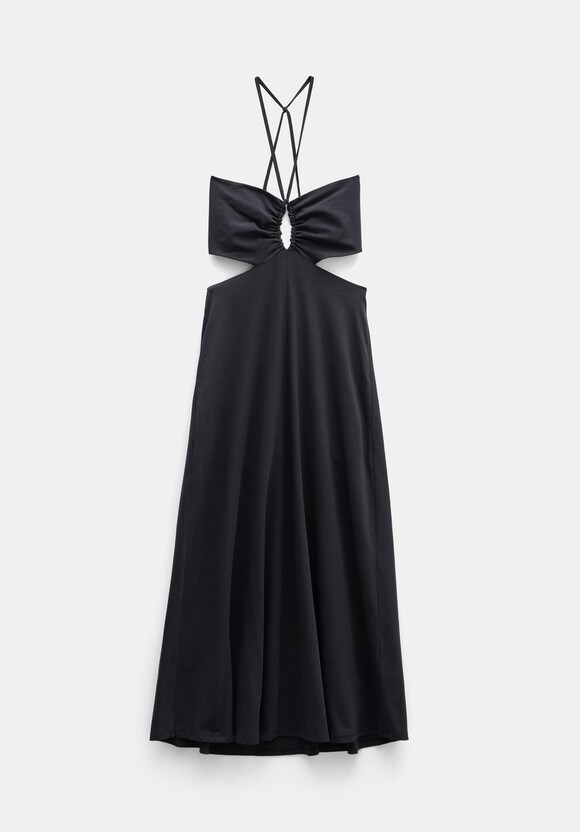 Jemma Cotton Jersey Cut-out Dress