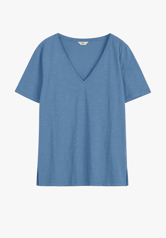 Kali Cotton Slub V-Neck T-Shirt