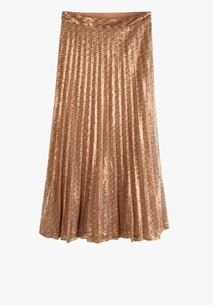 Clio Pleated Sequin Skirt