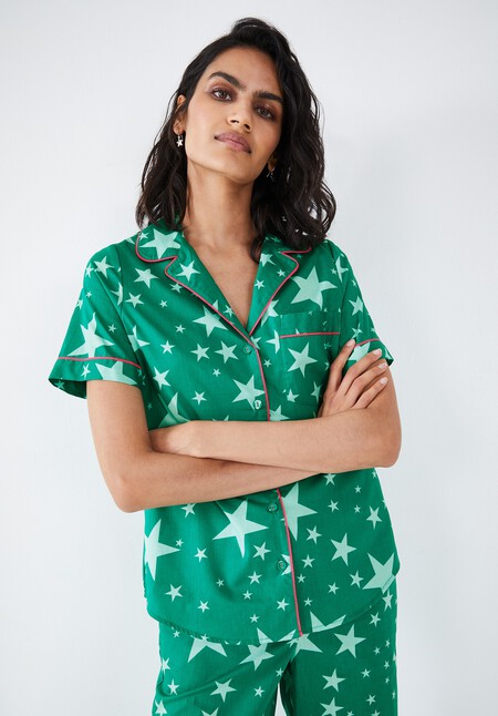 Ivy Cotton Pj Short Sleeve Set