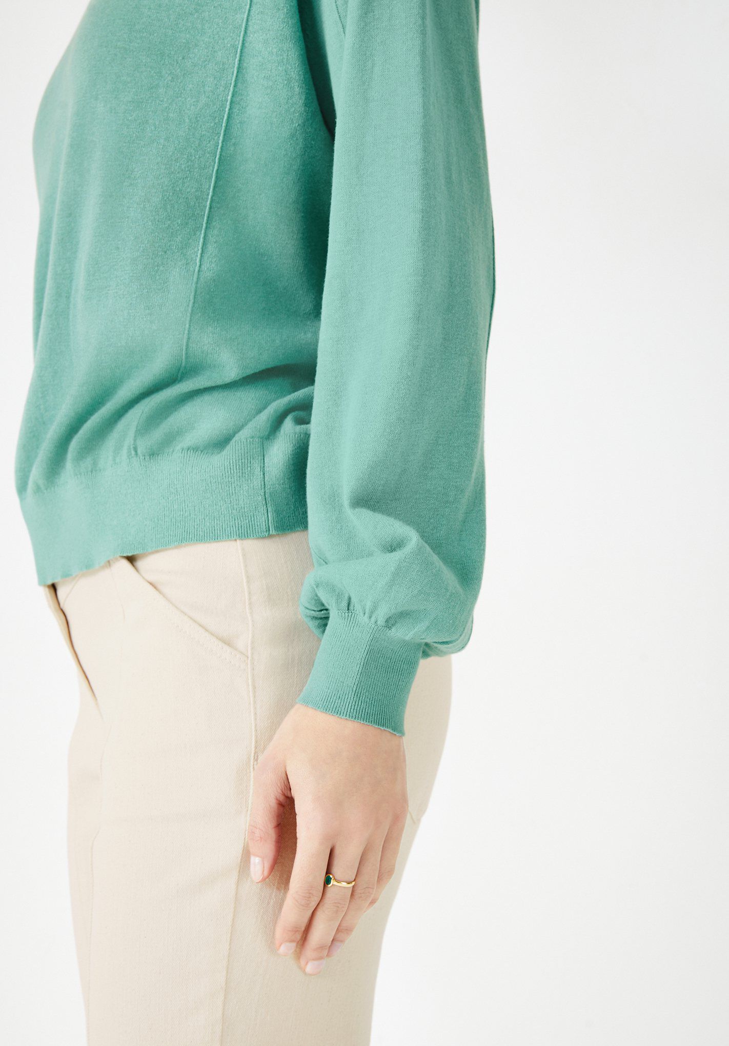 Linen clearance blend jumper