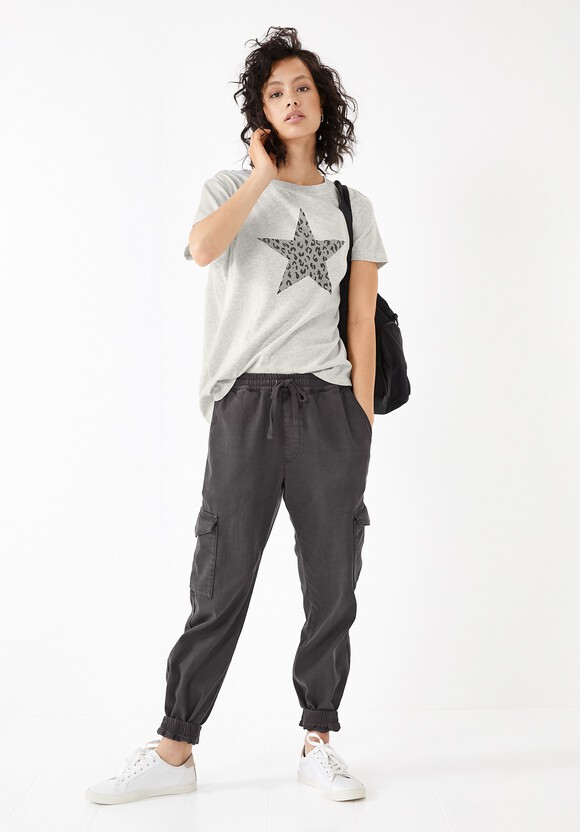 Washed Cargo Trousers