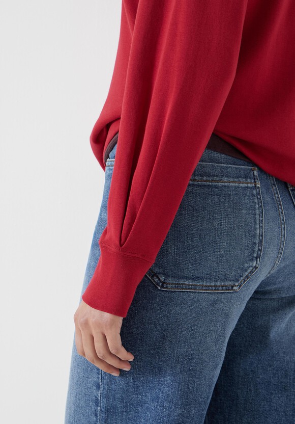 Emily Puff Sleeve Jersey Top