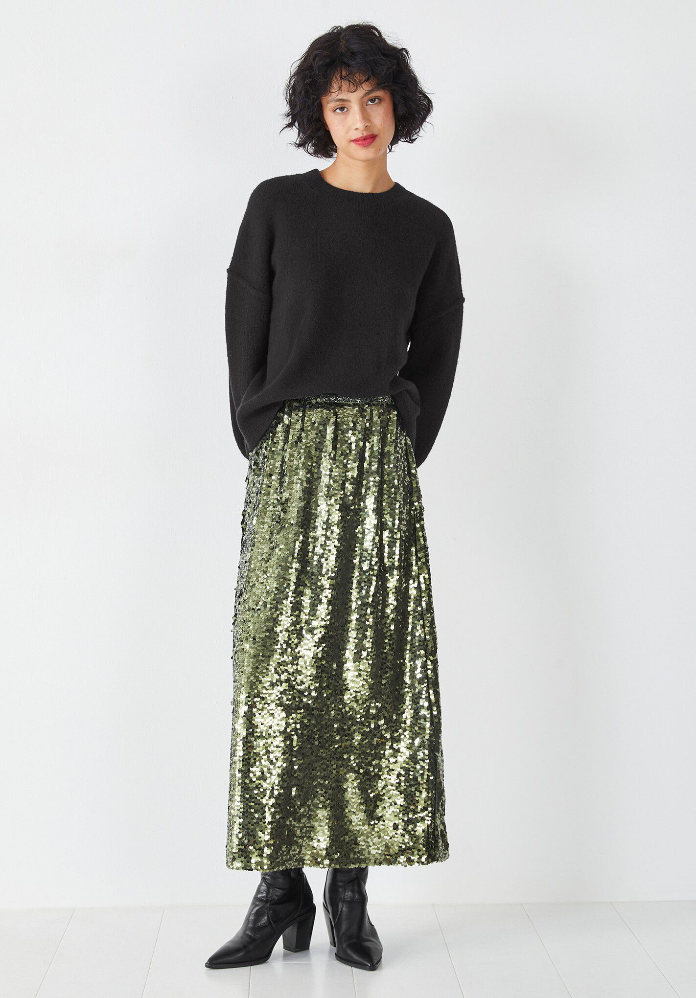 plaid skater skirt xl