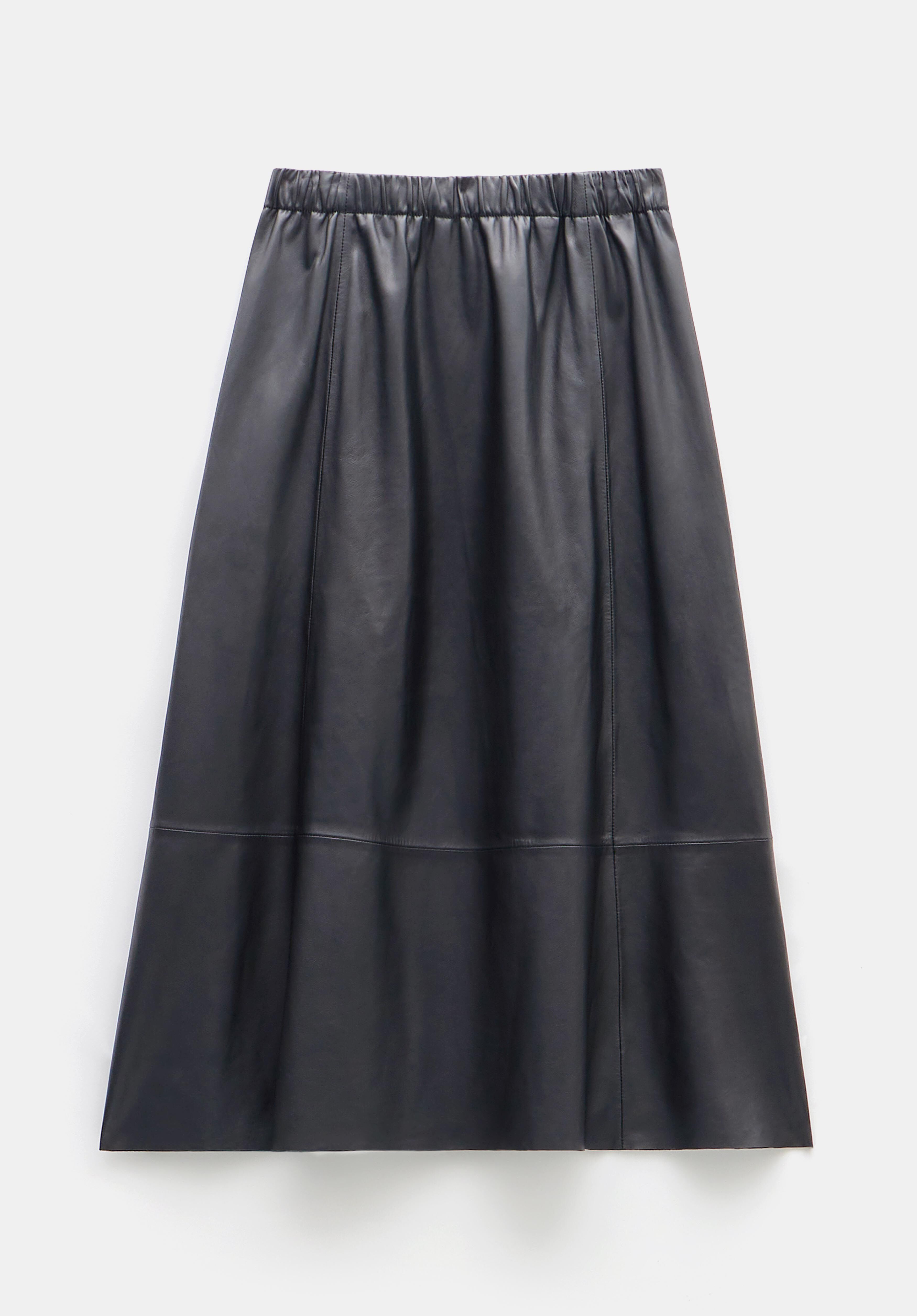 Ishani Maxi Poplin Skirt Black hush