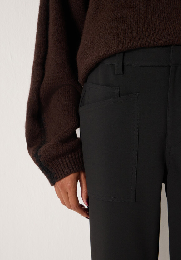 Cordi Barrel Leg Tailored Trousers