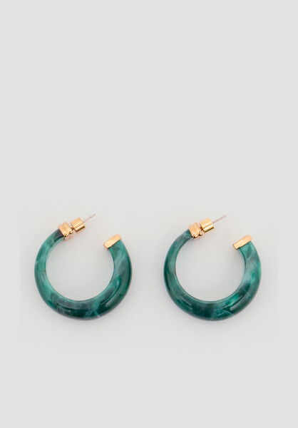 Chunky Resin Hoops