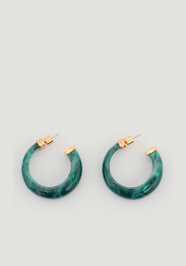 Chunky Resin Hoops