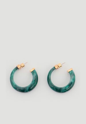 Chunky Resin Hoops