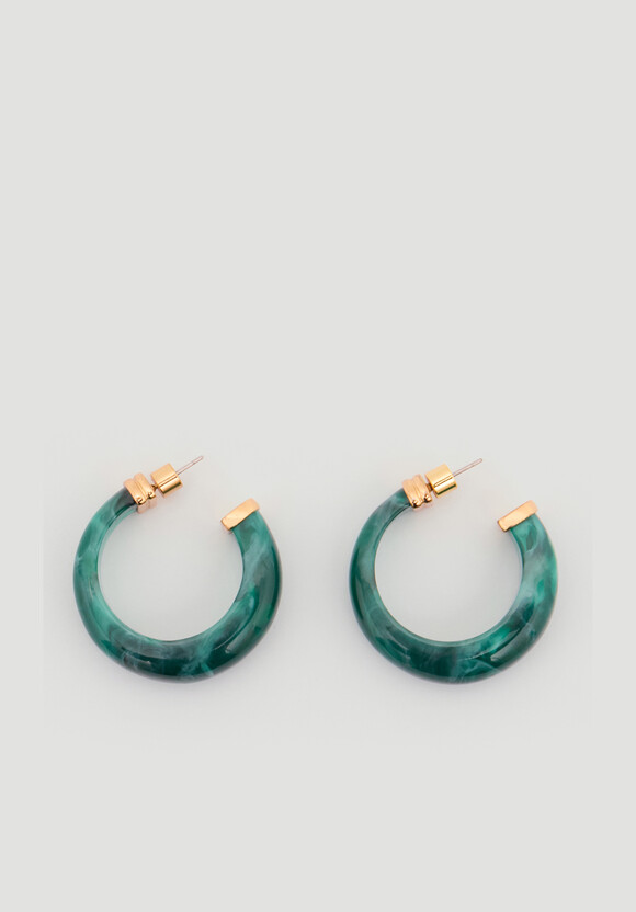 Chunky Resin Hoops