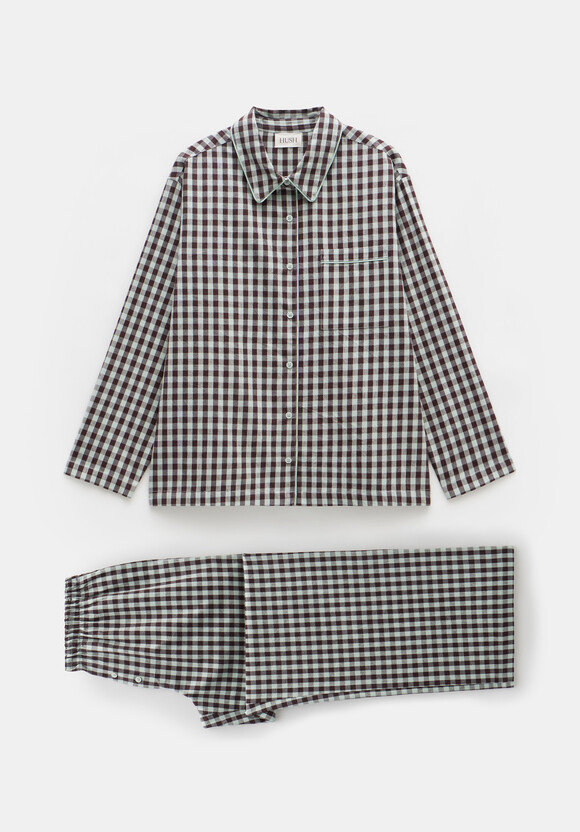 Luella Brushed Cotton Gingham Pyjamas