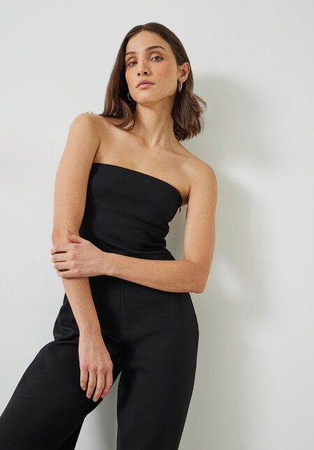 Izzie Wide Leg Bandeau Jumpsuit