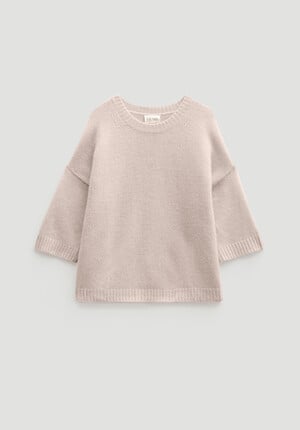 Short Sleeve Chunky Cashmere Tee