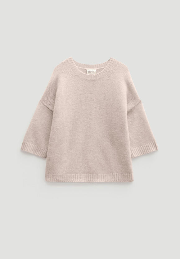 Short Sleeve Chunky Cashmere Tee