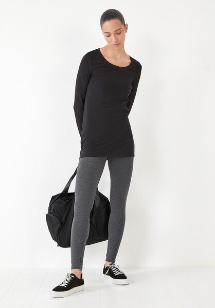 Longline Stretch-Cotton T-Shirt