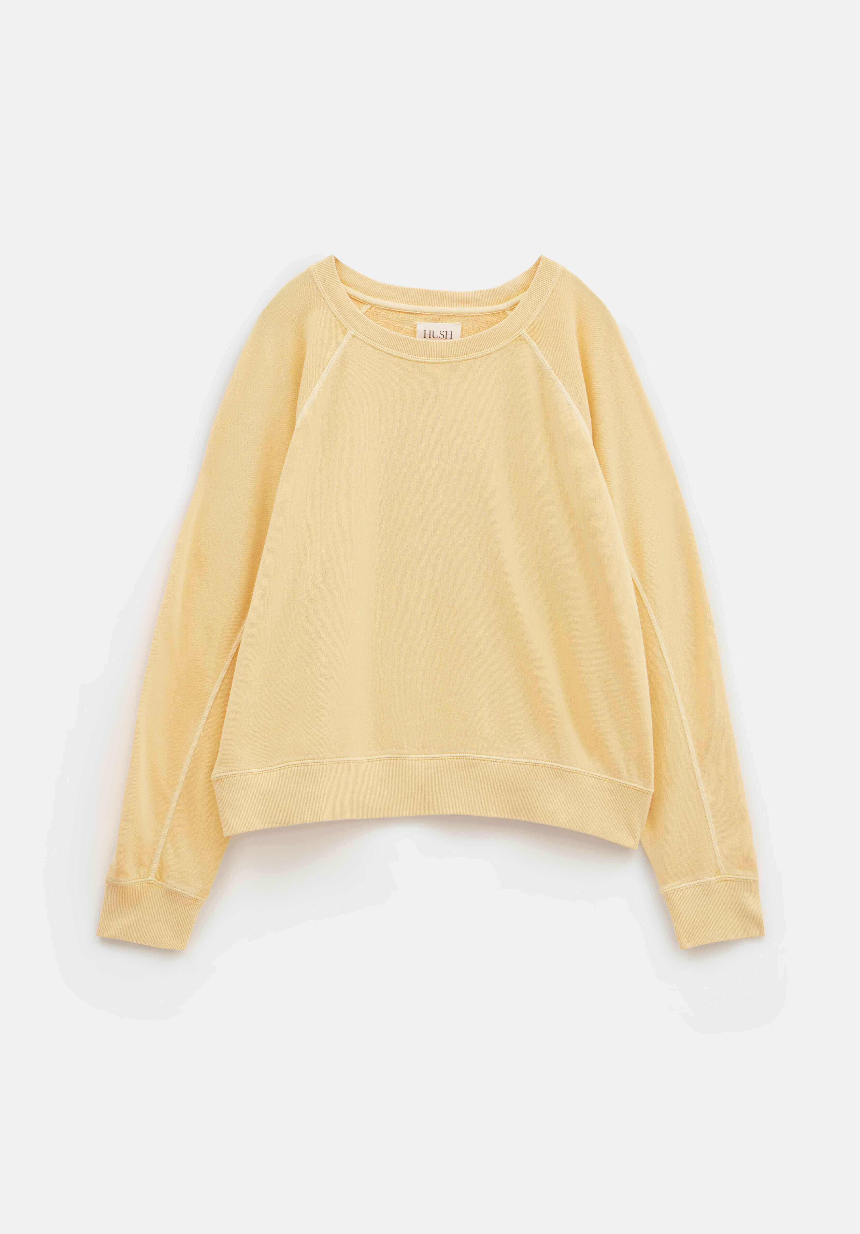 Hush yellow sweatshirt outlet