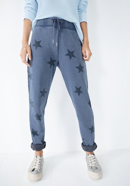 Washed Printed Joggers