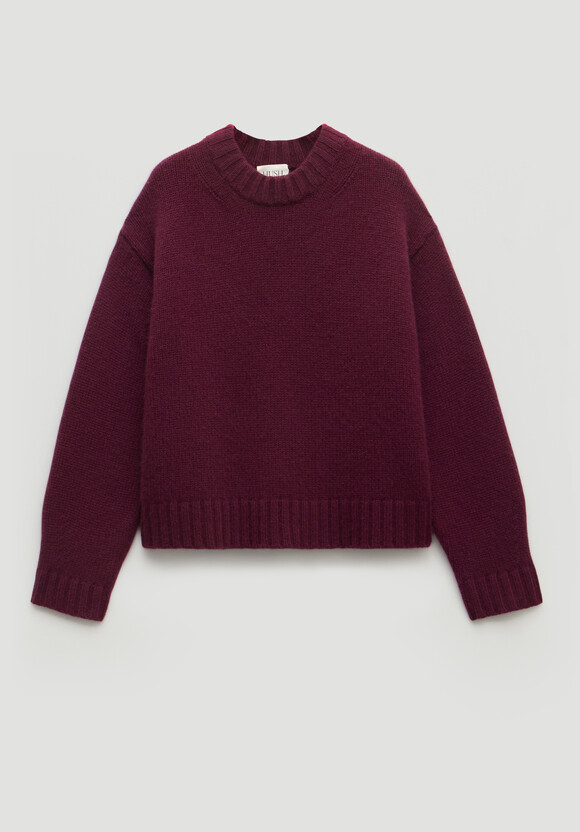 Cora Relaxed Chunky Cashmere Crew Jumper