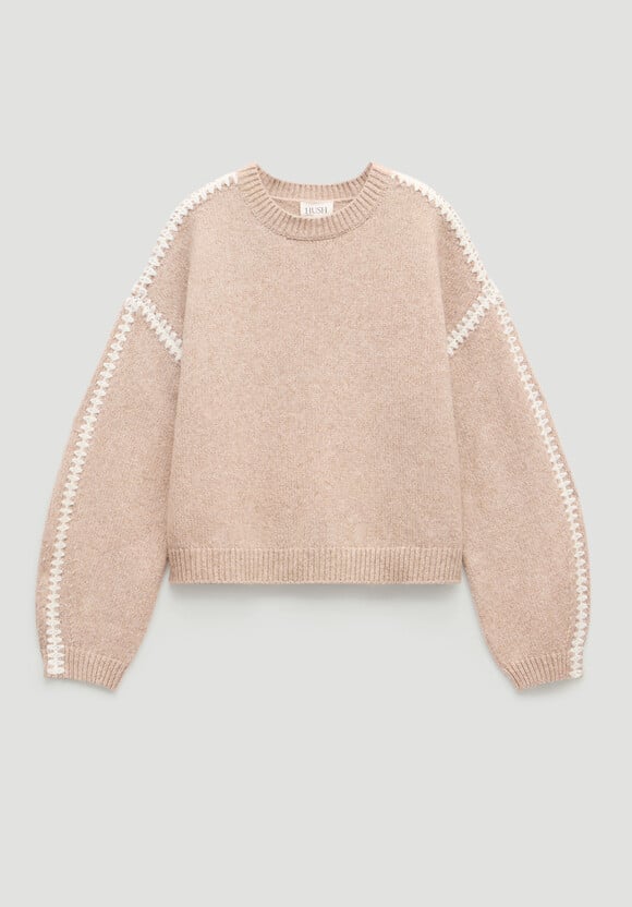 Whitney Whipstitch Knitted Jumper