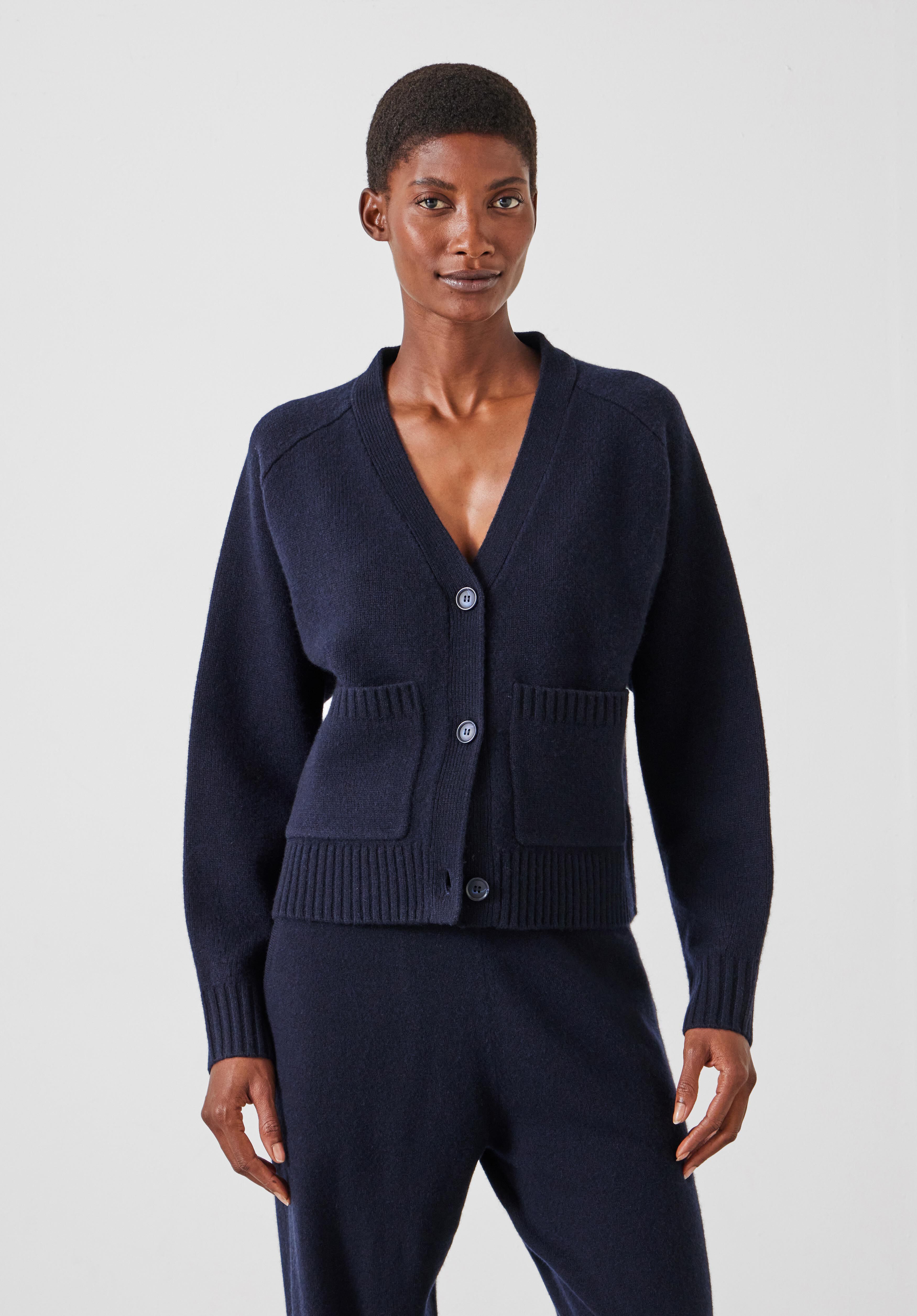 Merino v neck cardigan deals
