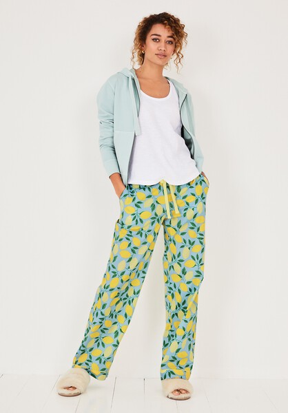 Isla Printed Cotton PJ Trousers