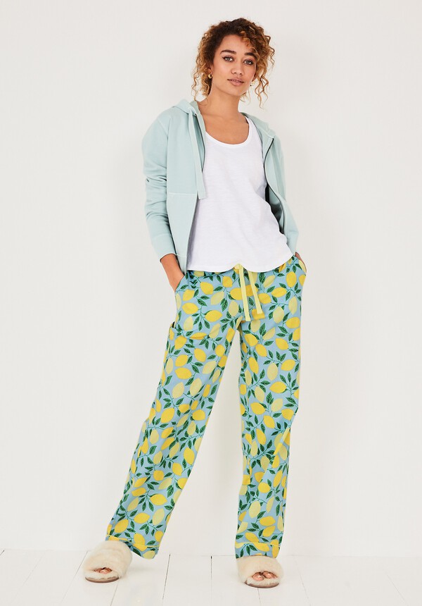 Isla Printed Cotton PJ Trousers