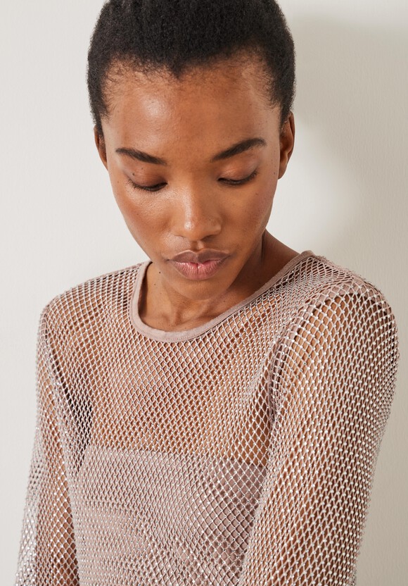 Una Sparkle Long Sleeve Top
