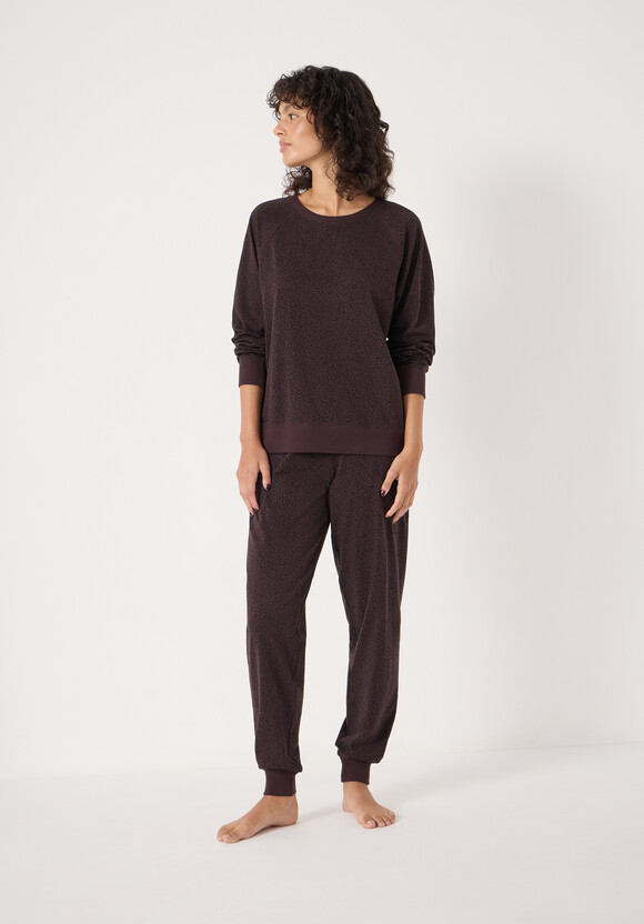 Joelle Jersey Jogger Animal Print Pyjamas